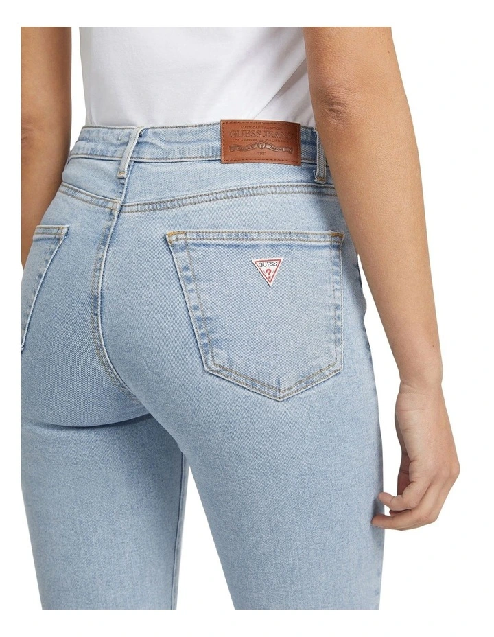 G05 High Rise Skinny Jeans in Light Wash image 6
