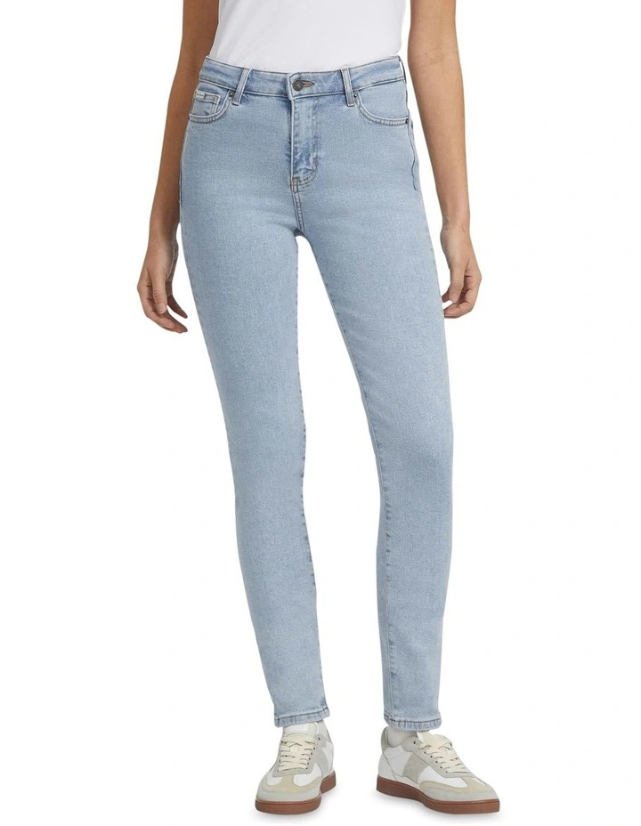 G05 High Rise Skinny Jeans in Light Wash image 7