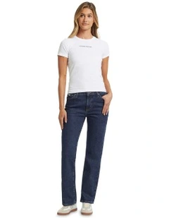 G08 Mid Rise Straight Jeans in Dark Wash