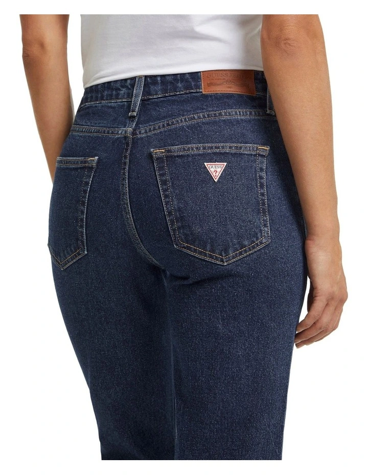 G08 Mid Rise Straight Jeans in Dark Wash image 4