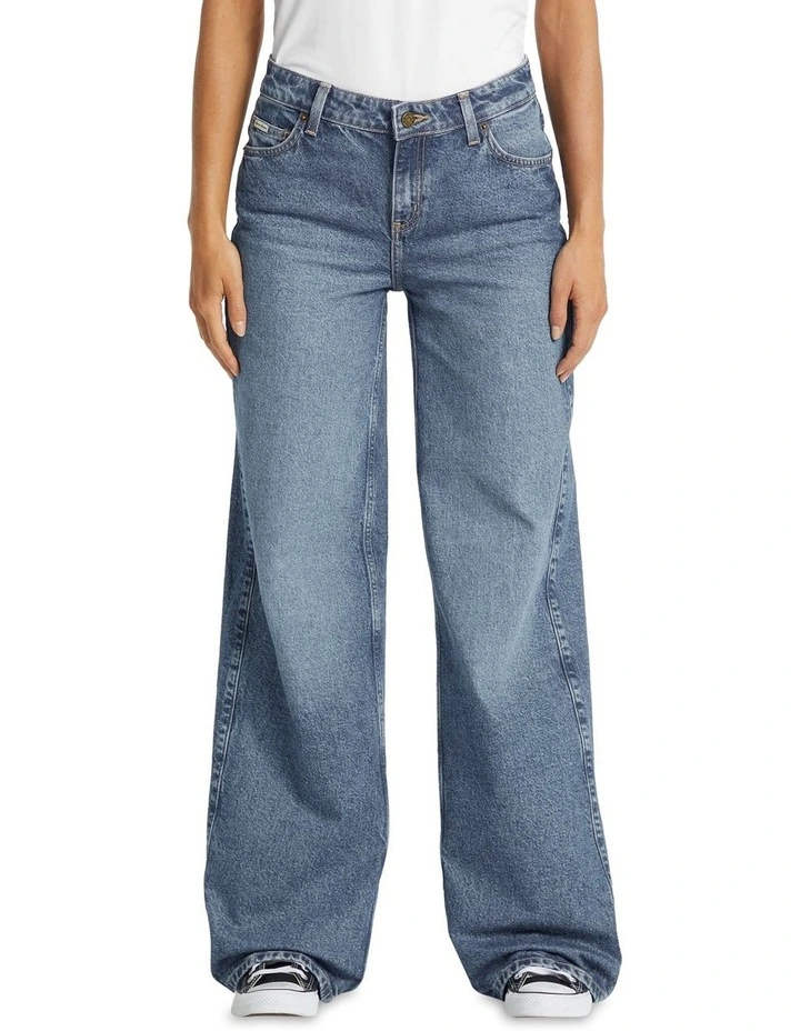 G11 Wide Leg Jeans in Medium Used Wash image 6