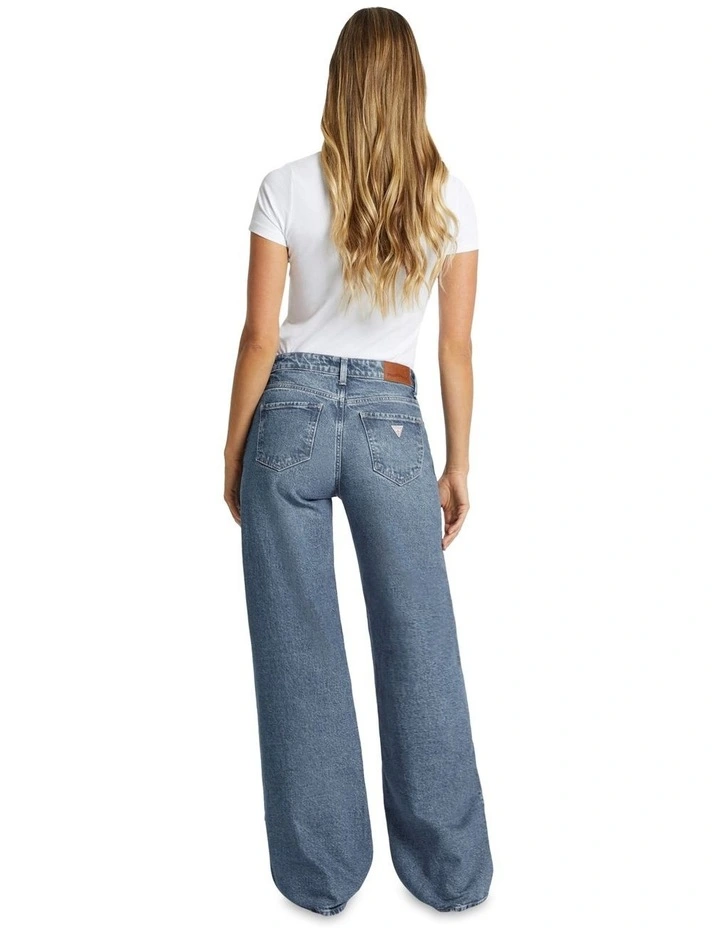 G11 Wide Leg Jeans in Medium Used Wash image 7