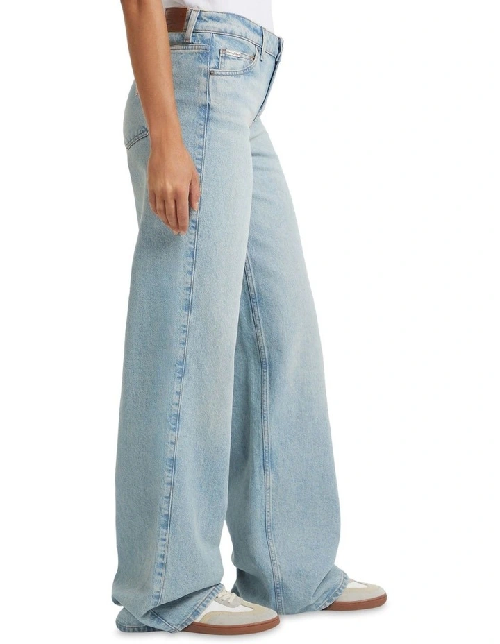 G11 Wide Leg Jeans in River Light Vintage image 2