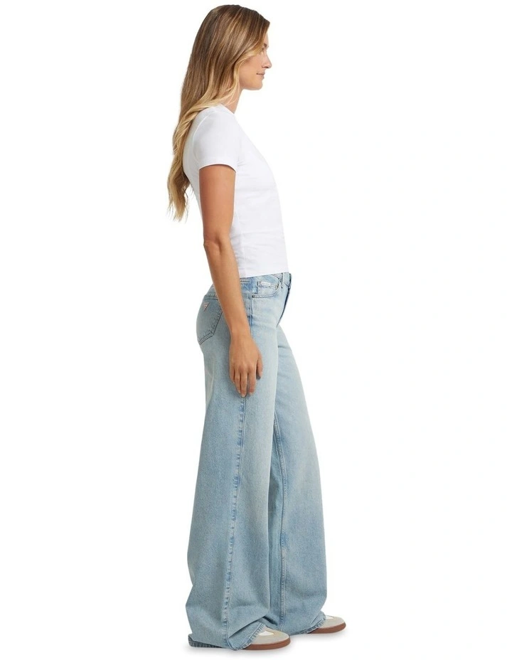 G11 Wide Leg Jeans in River Light Vintage image 6