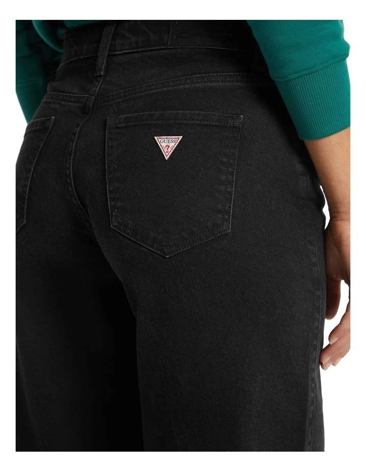 G11 Wide Leg Jeans in Black image 5