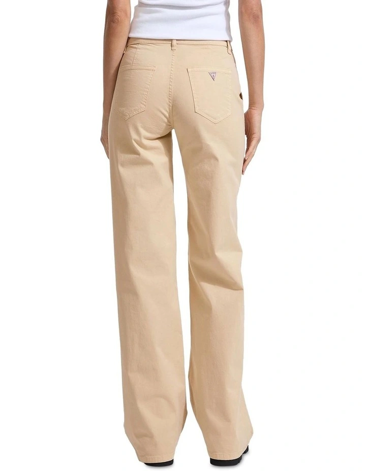 Utility Wide Leg Pant in Brown image 3