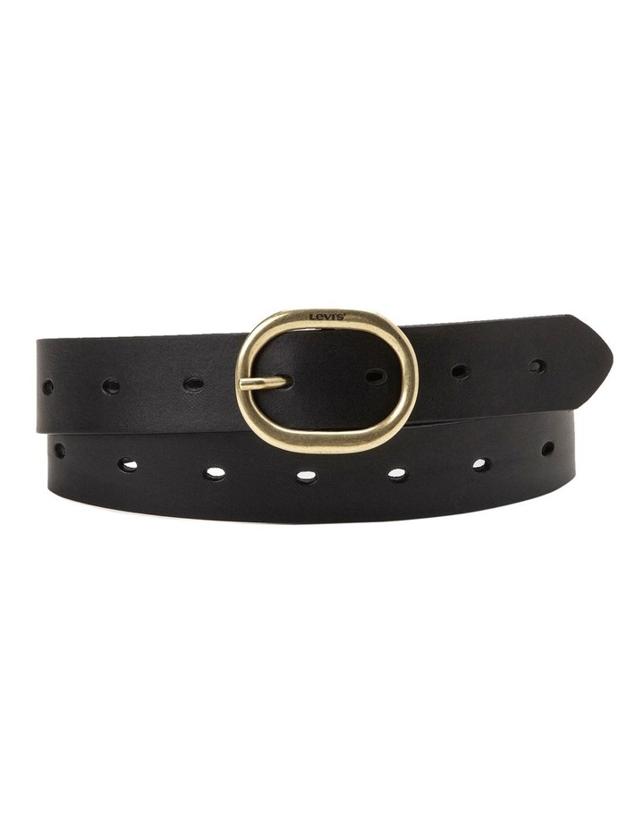High-Low Belt in Black