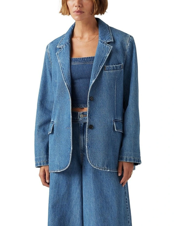 Stella Relaxed Blazer in Foolish Love image 1