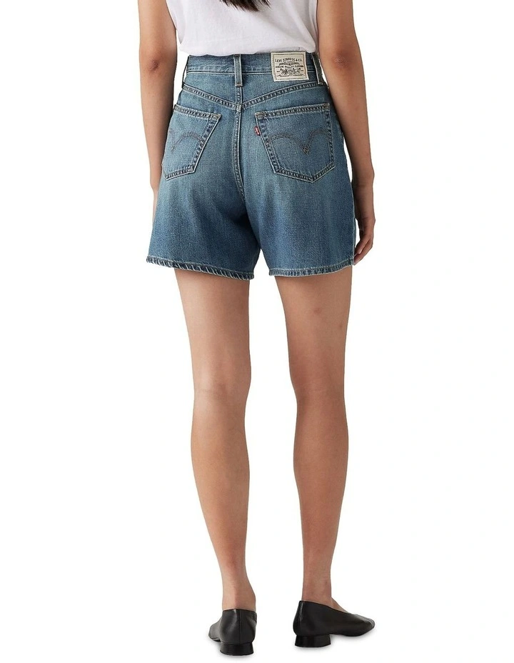 High-Rise Baggy Shorts in Stop Flaxing image 2