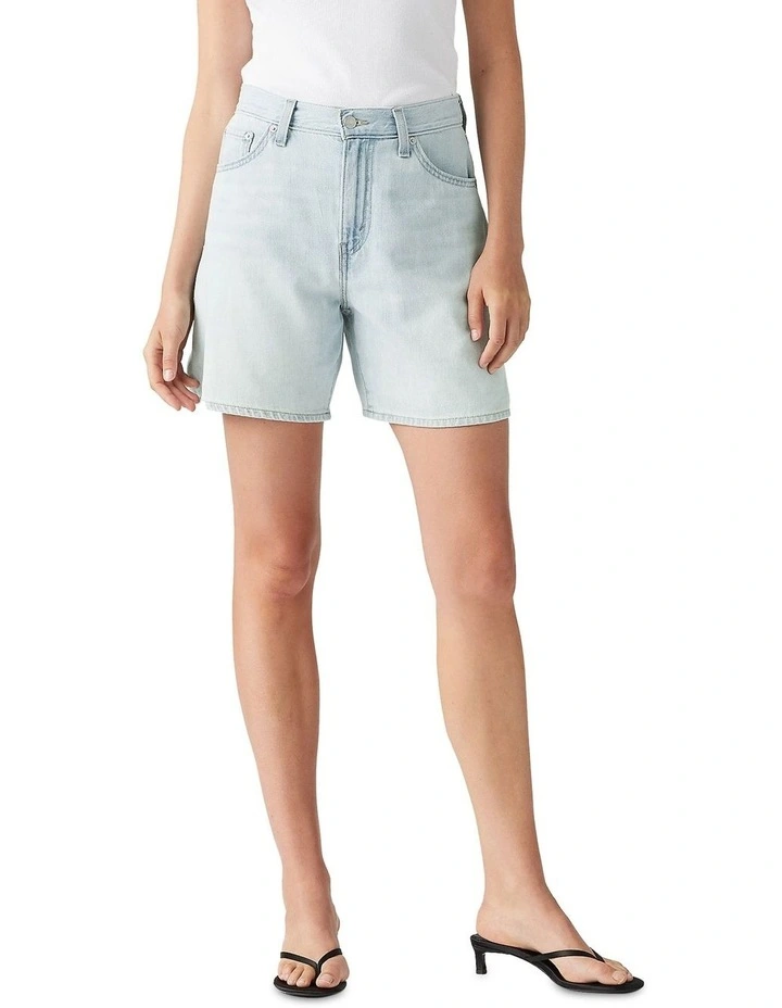 High-Rise Baggy Shorts in Luxury Trip image 1