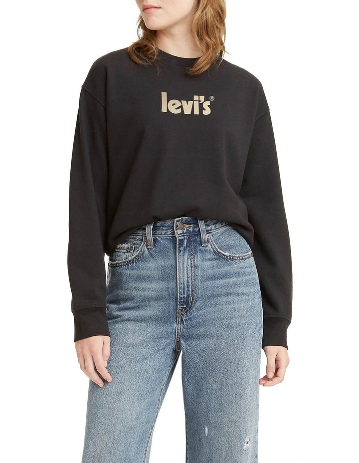 crew neck black sweatshirt