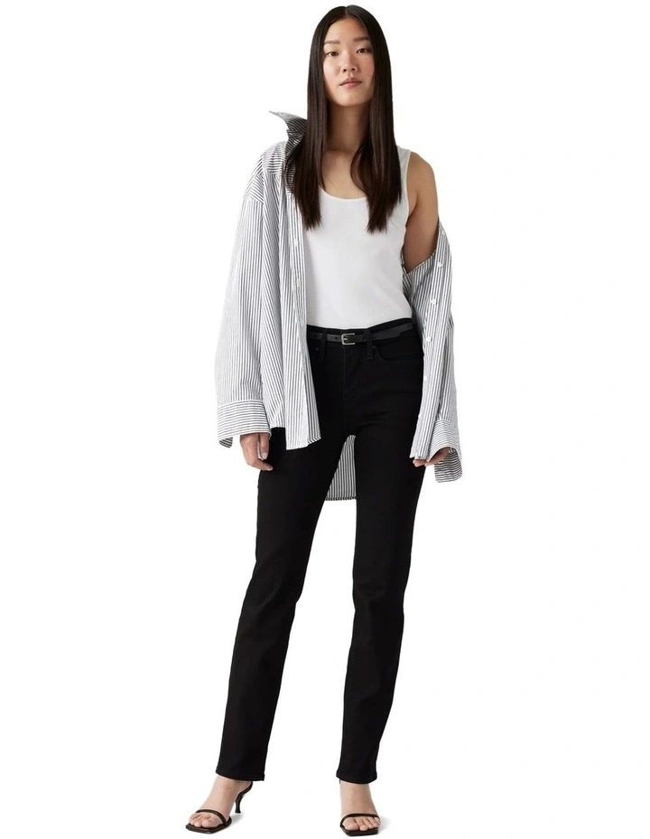 314 Shaping Straight Jeans in Midnight Gaze image 5