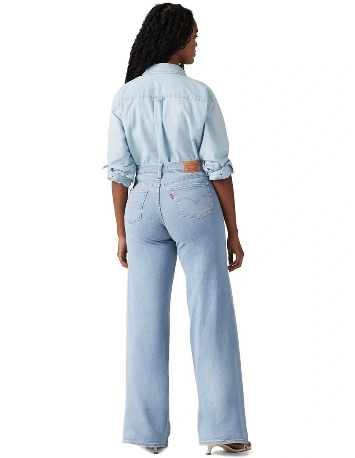 Shaping Wide-Leg Jeans 318 in Tall Glass Of Water image 2