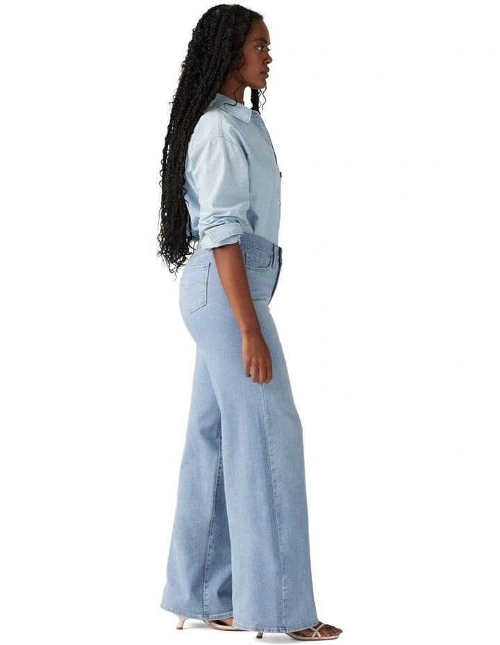 Shaping Wide-Leg Jeans 318 in Tall Glass Of Water image 3