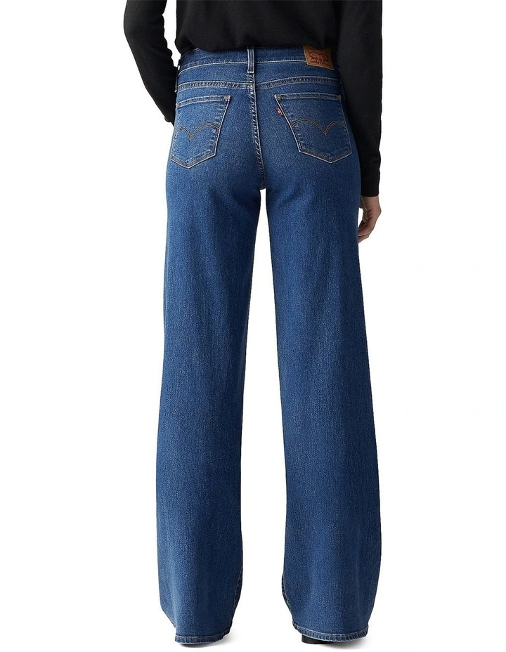 318 Shaping Wide-Leg Jeans in Blue image 2