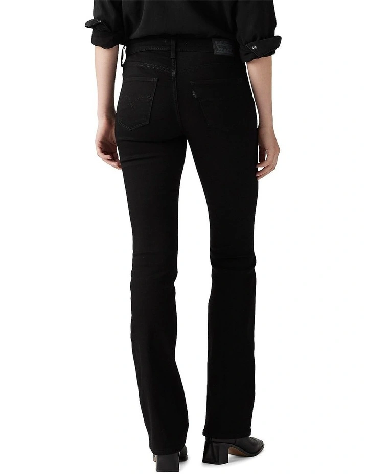 315 Shaping Bootcut Jeans in Soft Black image 2