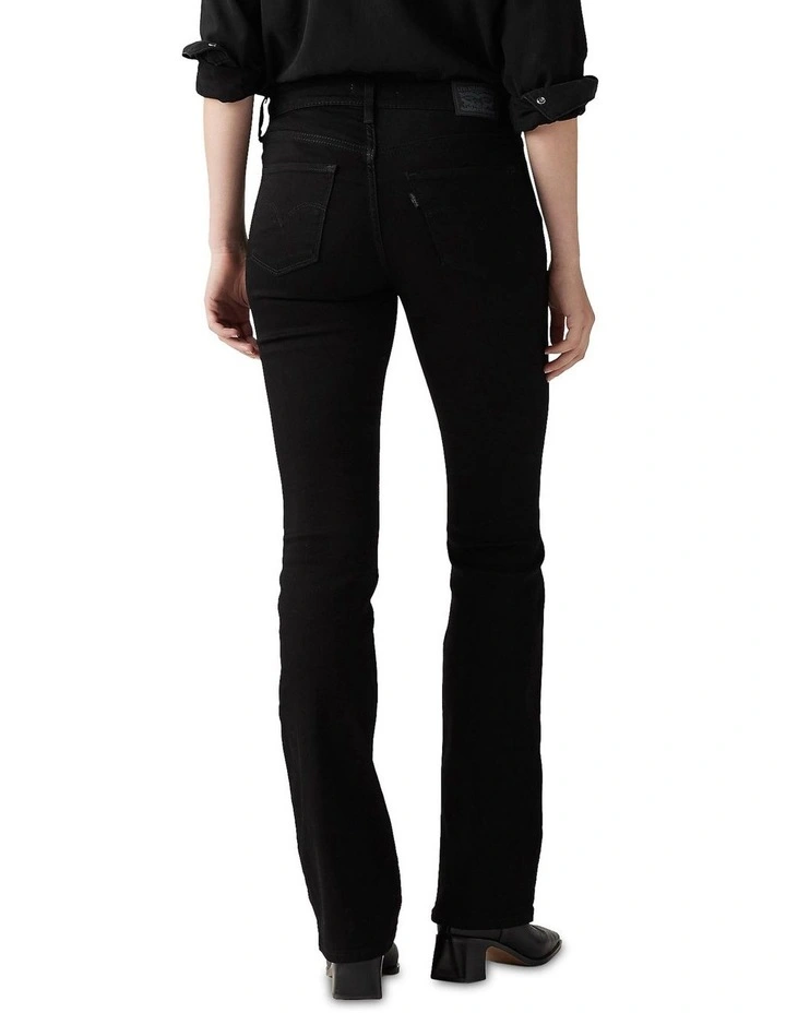 315 Shaping Bootcut Jeans in Soft Black image 2