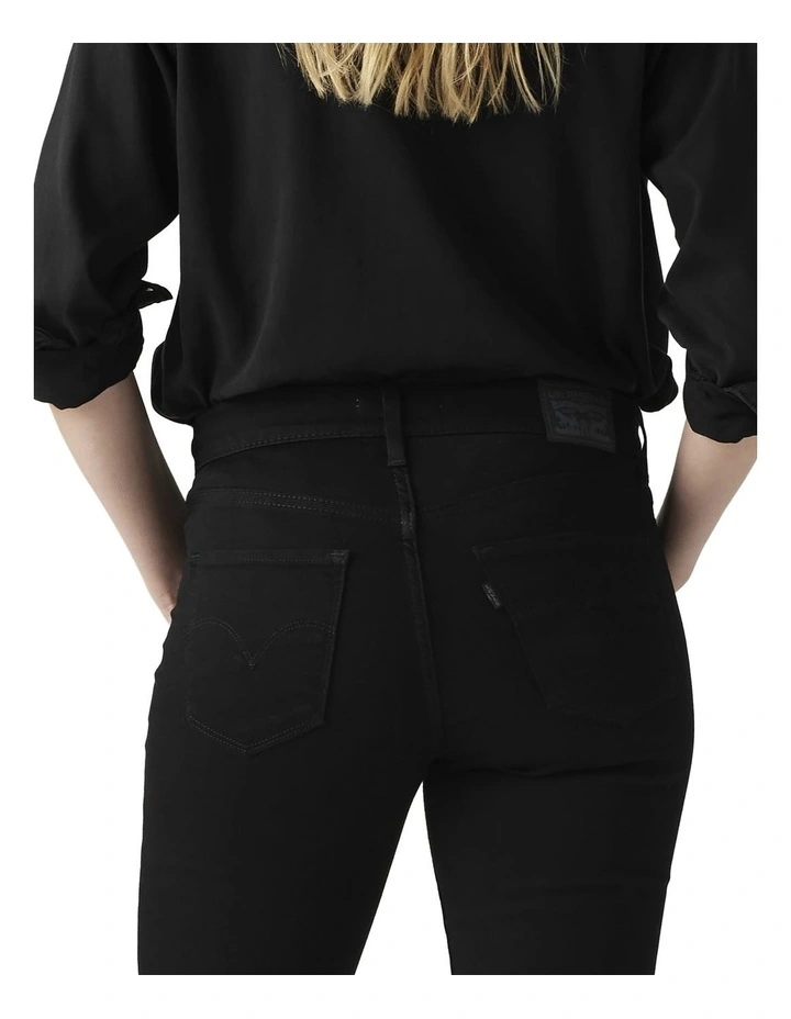 315 Shaping Bootcut Jeans in Soft Black image 5