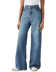 Cinch Baggy Jeans in Blue