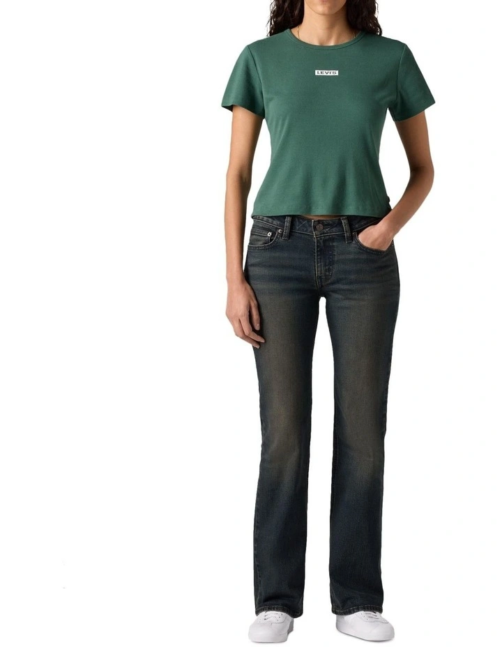 Superlow Bootcut Jeans in Managed Mind image 1