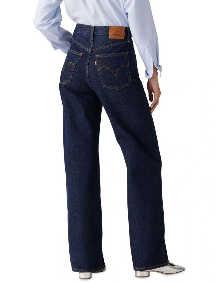 Ribcage Wide-Leg Jeans in Shaded View image 2
