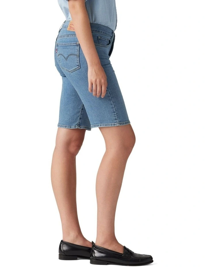 Shaping Bermuda Shorts in Camp Denim image 3