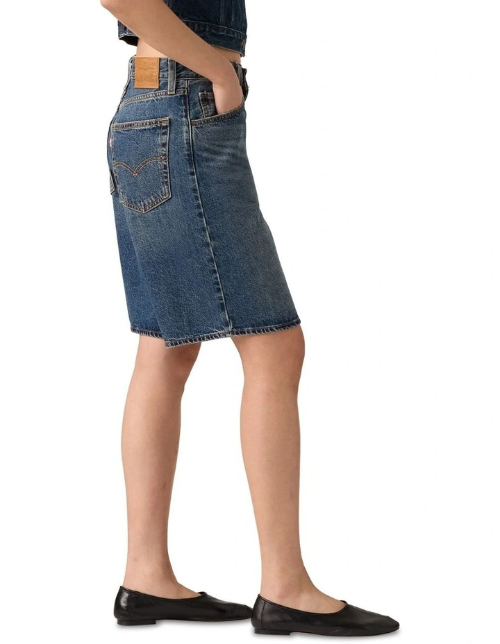 Baggy Dad Jorts in Hinged Heart image 3