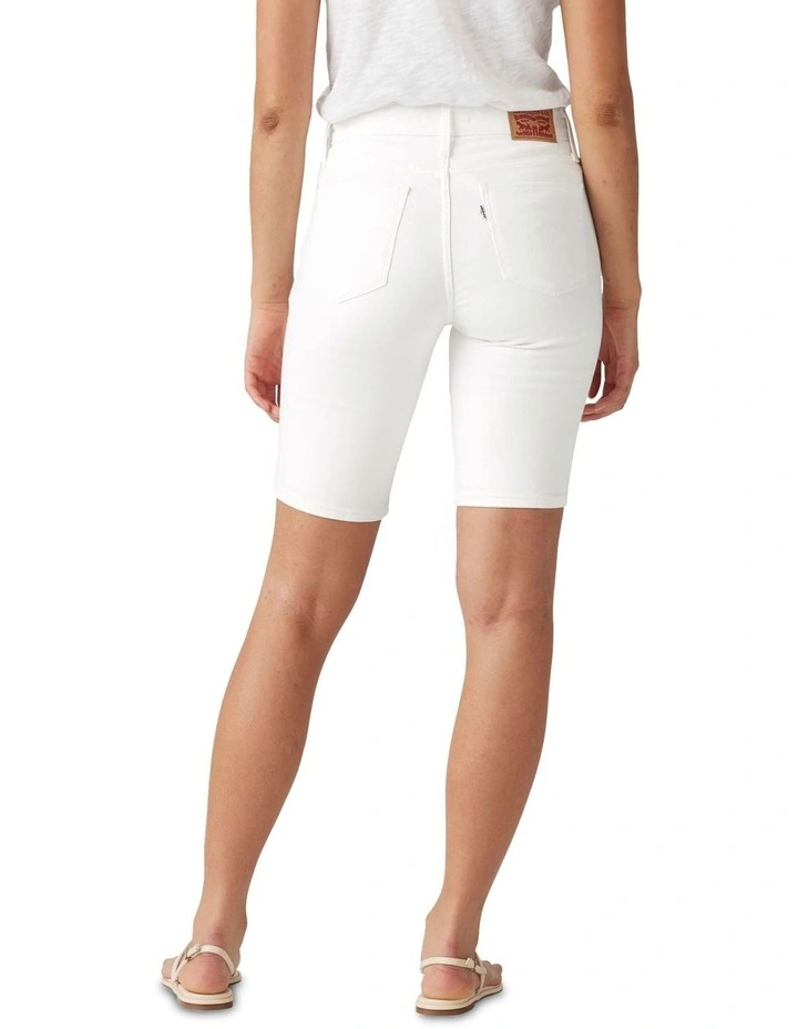 Shaping Bermuda Shorts in Chalk image 2