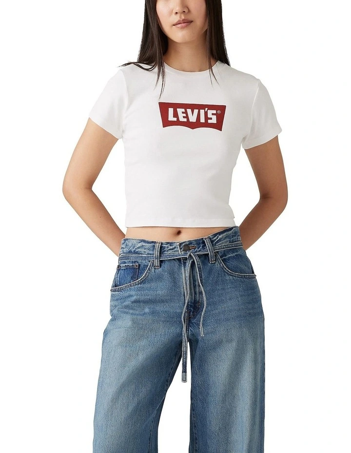 Graphic Essential Sporty Tee in Bright White image 1