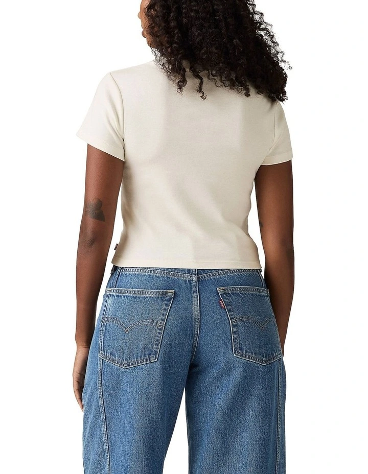 Graphic Essential Sporty Tee in Archival Egret image 2