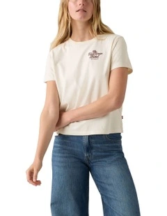 Graphic Boxy T-Shirt in Script N Tofu
