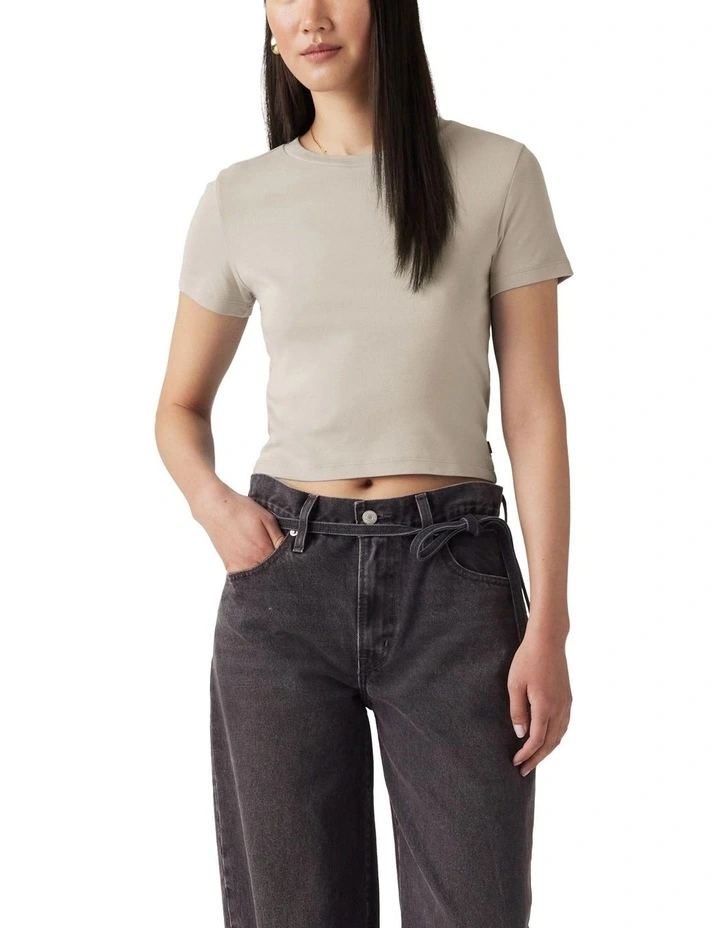 Essential Sporty T-shirt in Cream image 1