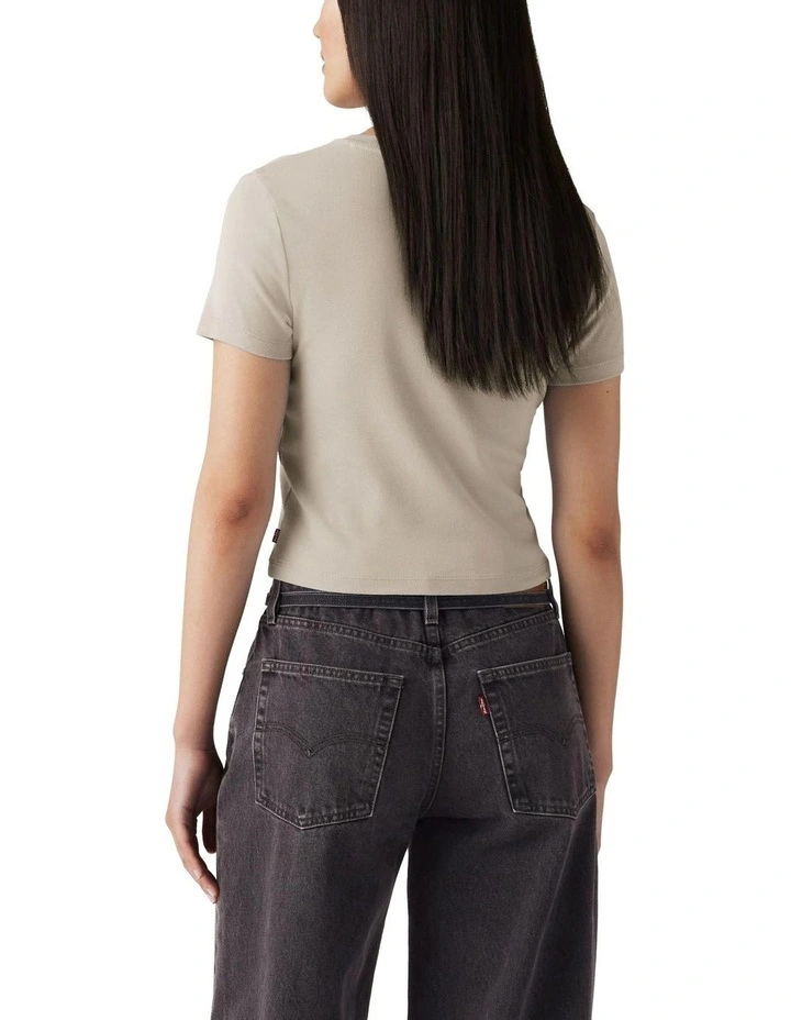 Essential Sporty T-shirt in Cream image 2
