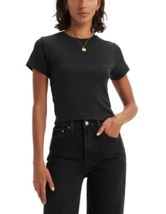 Essential Sporty T-shirt in Caviar