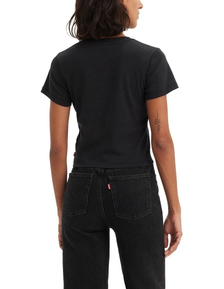 Essential Sporty T-shirt in Caviar image 2