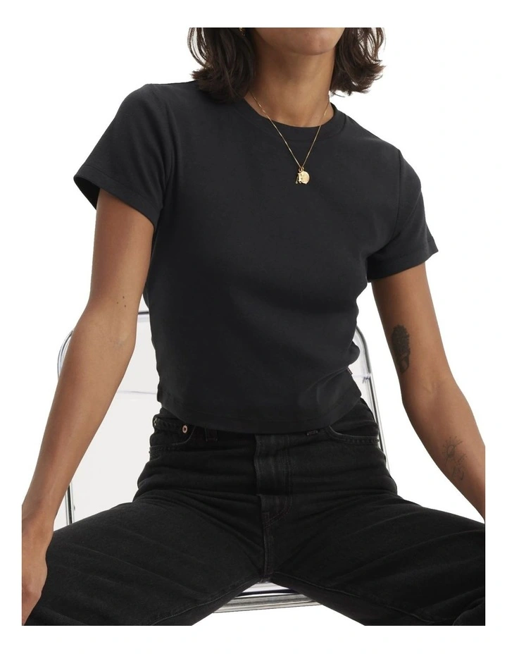 Essential Sporty T-shirt in Caviar image 4