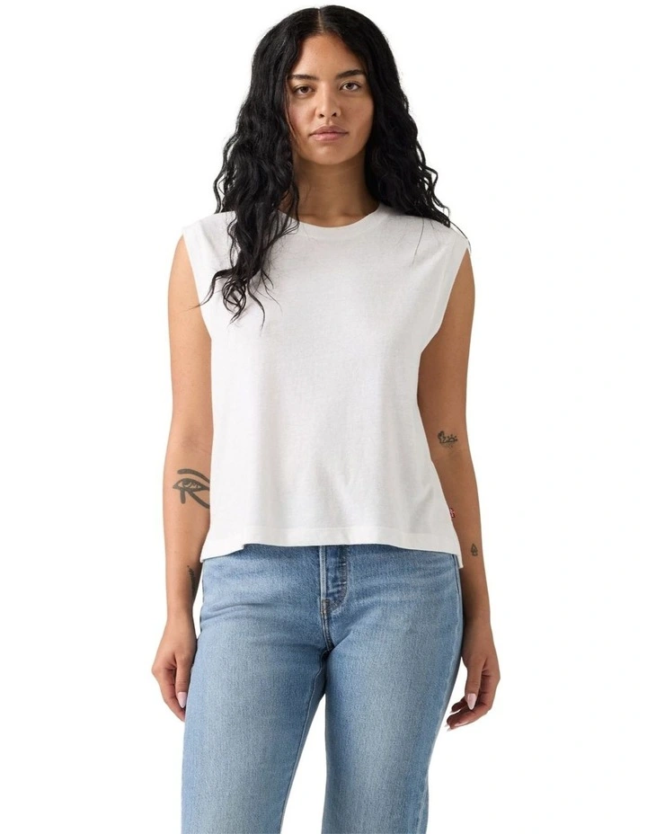 Boxy Tank in White image 4