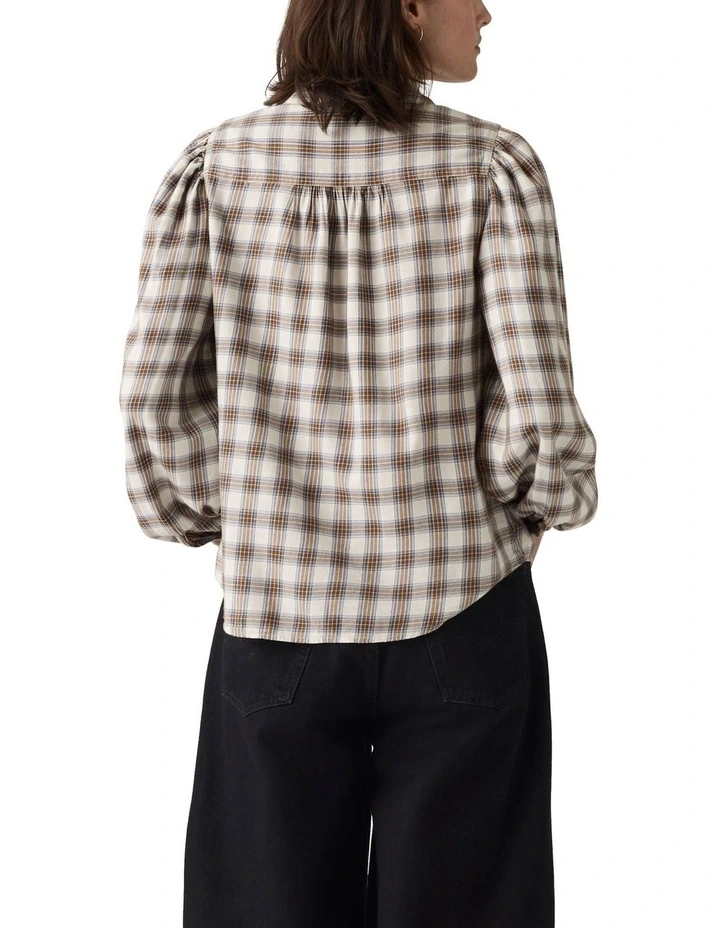Journey Western Shirt in Marfa Plaid Bison image 2