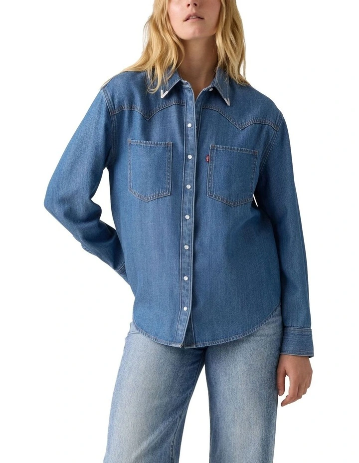 Teodora Western Shirt in Going Steady image 1