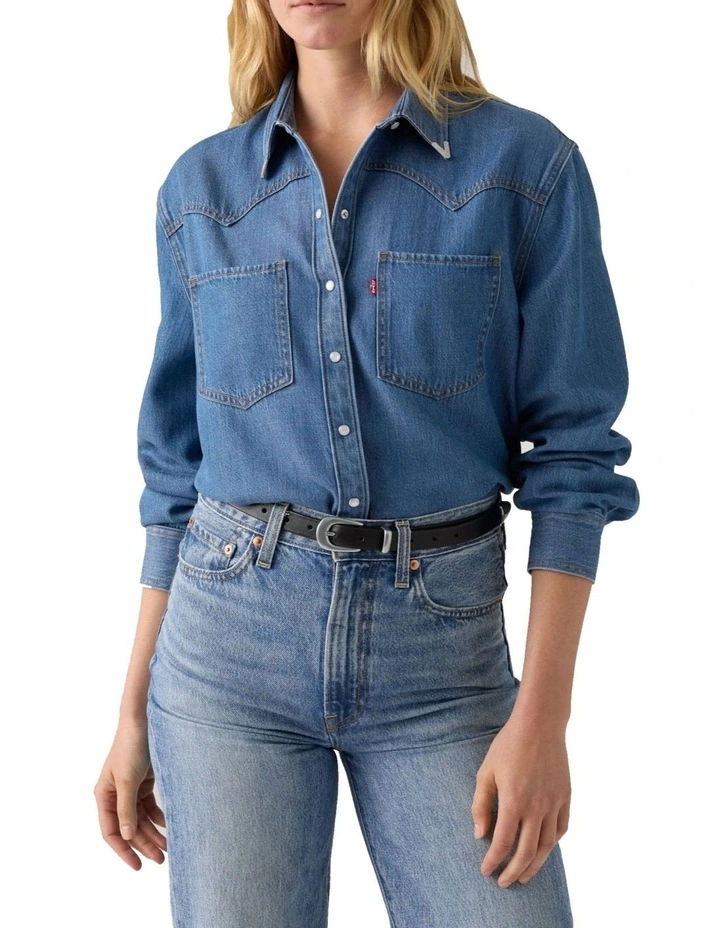 Teodora Western Shirt in Going Steady image 3