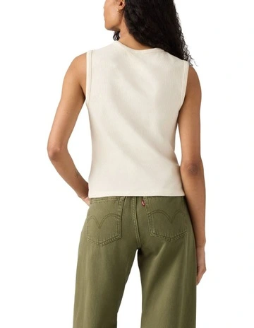 Rory Button-Up Shirt in Egret