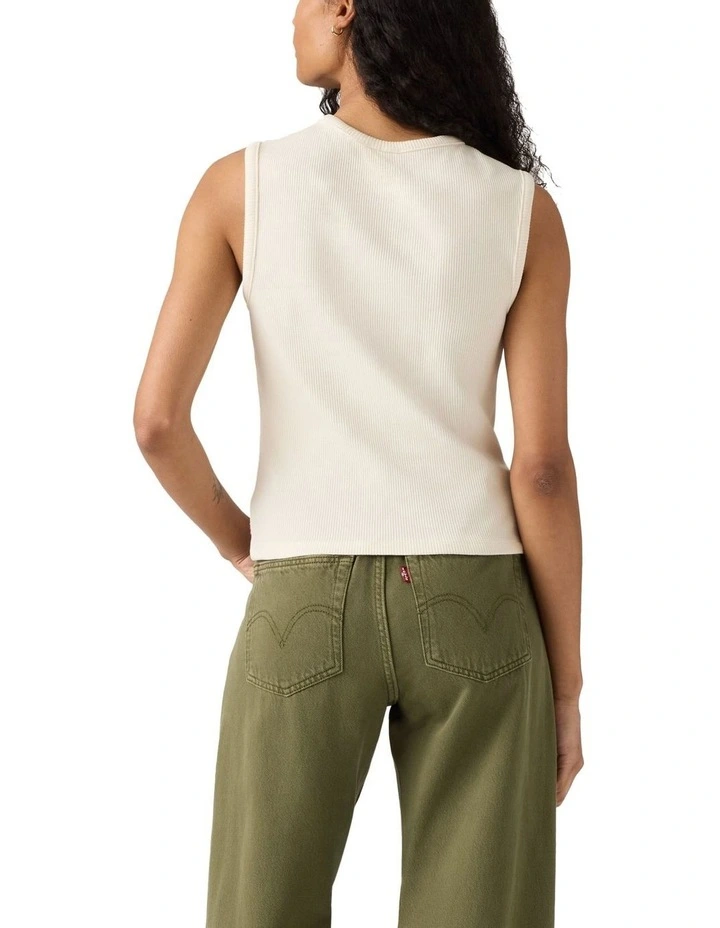 Rory Button-Up Shirt in Egret image 2