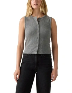 Rory Button-Up Shirt in Dark Heather Gray