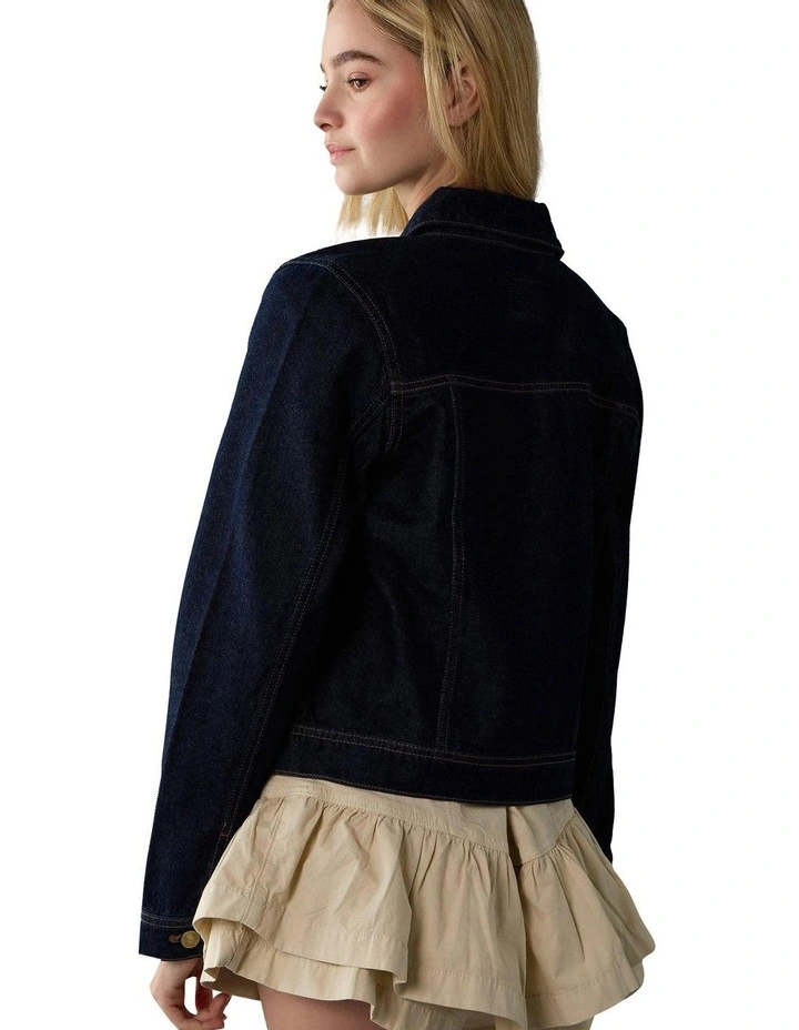 Classic Denim Jacket in Indigo image 2