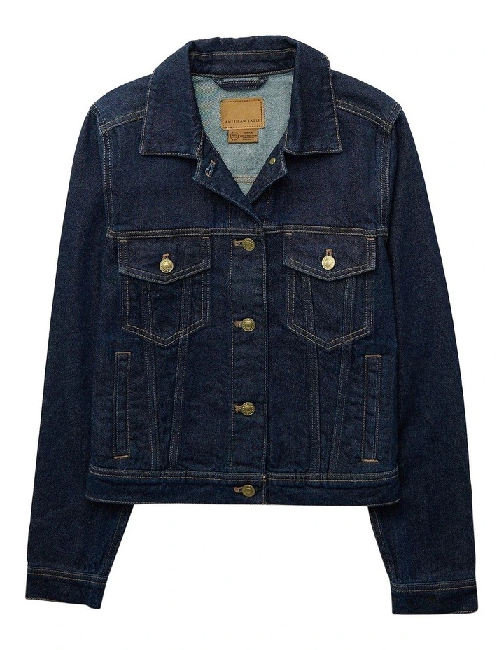 Classic Denim Jacket in Indigo image 3