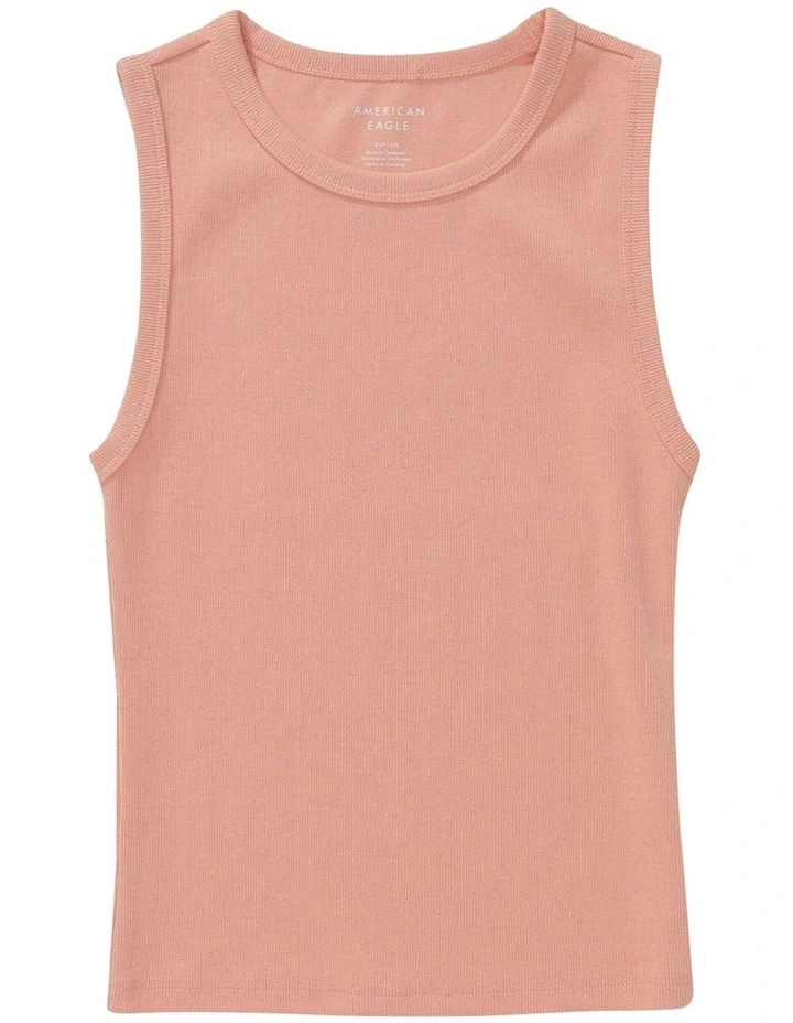 Main Squeeze Muscle Tank Top in Washed Orange image 3