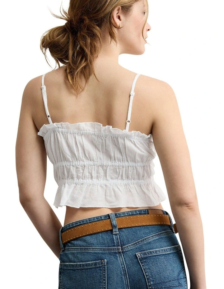 Tiered Ruched Tank 6585 in Mb Solid image 2
