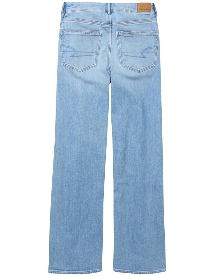 Dreamy Drape Stretch Side Stripe Super Jean in Hi-Low Indigo image 4