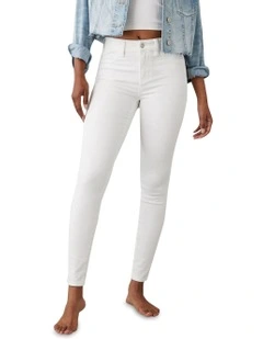 Ne(x)t Level High-Waisted Jegging in Bright White