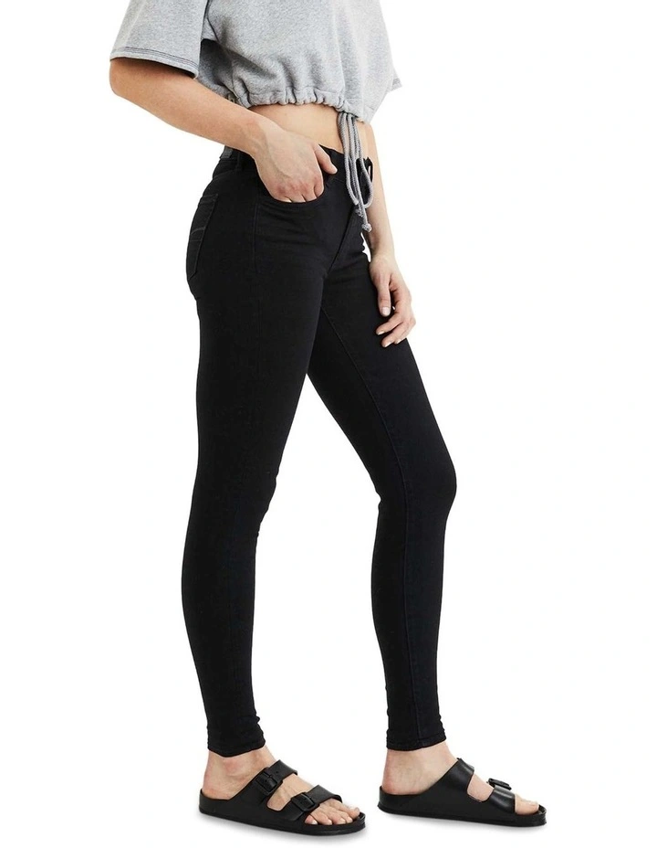 Ne(x)t Level Low Rise Jegging in Black image 3